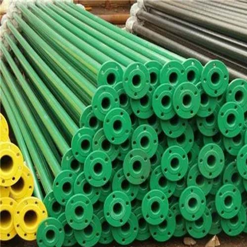 毕节涂塑钢管施工案例